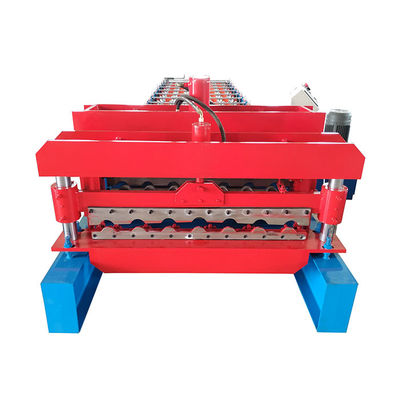 Color Steel Plate GL 5.5kw Metal Roof Roll Forming Machine