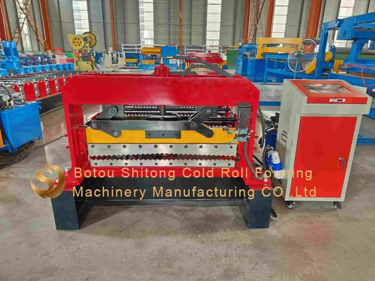 Triple Layer Corrugated IBR Glazed Tile Steel Roofing Panel Three Layer Roll Forming Machine
