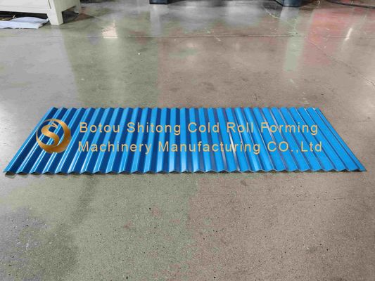 Precision High Durability Corrugated Sheet Rolling Machine For Thickness 0.4-0.6mm